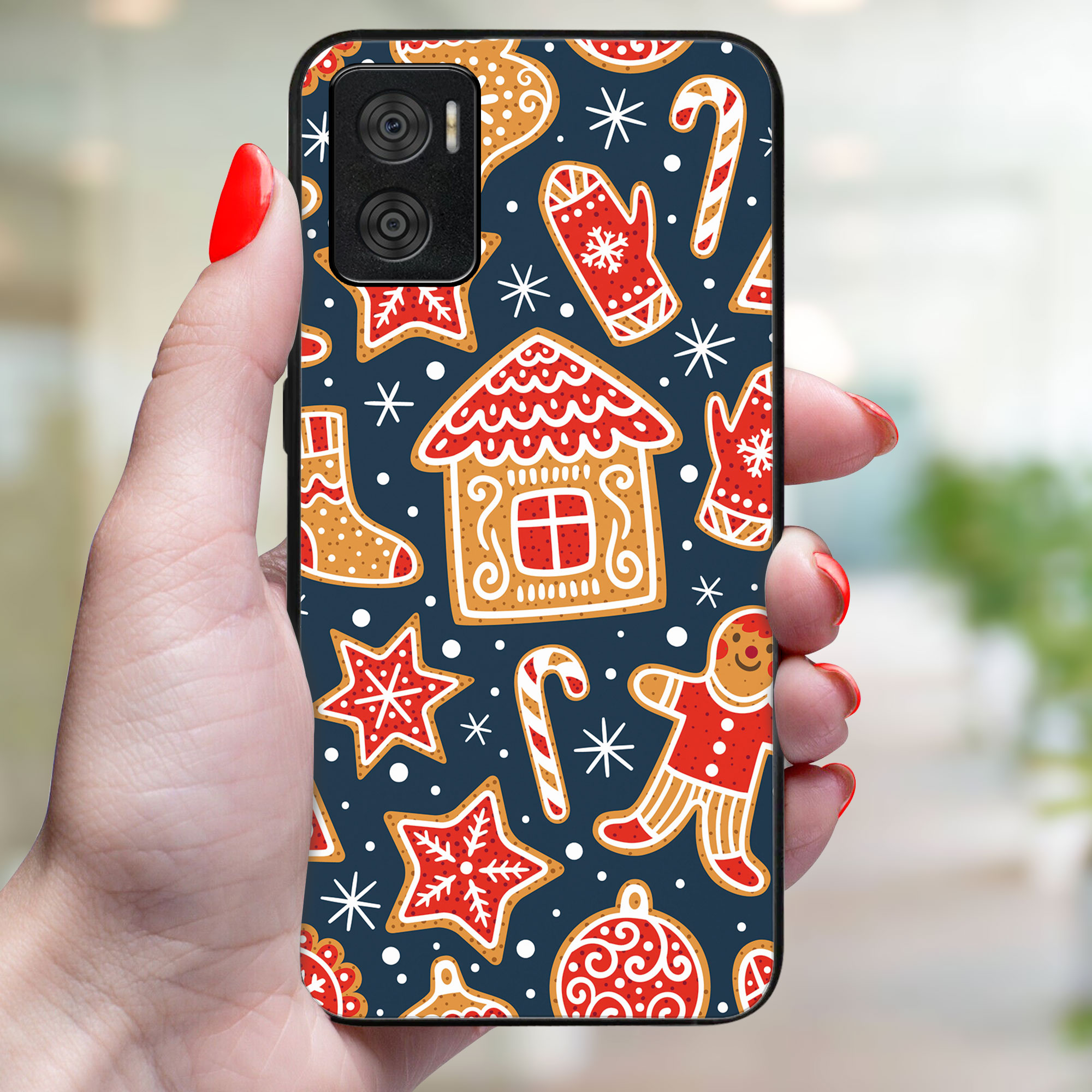 MY ART Ovitek Z Božičnim Dizajnom Motorola Moto E22 / E22i CHRISTMAS (069)