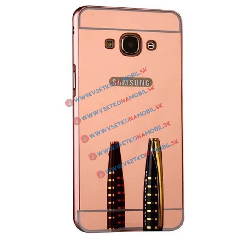 Zaščitni Zrcalni Ovitek Samsung Galaxy J3 2016 Pink (metallic)