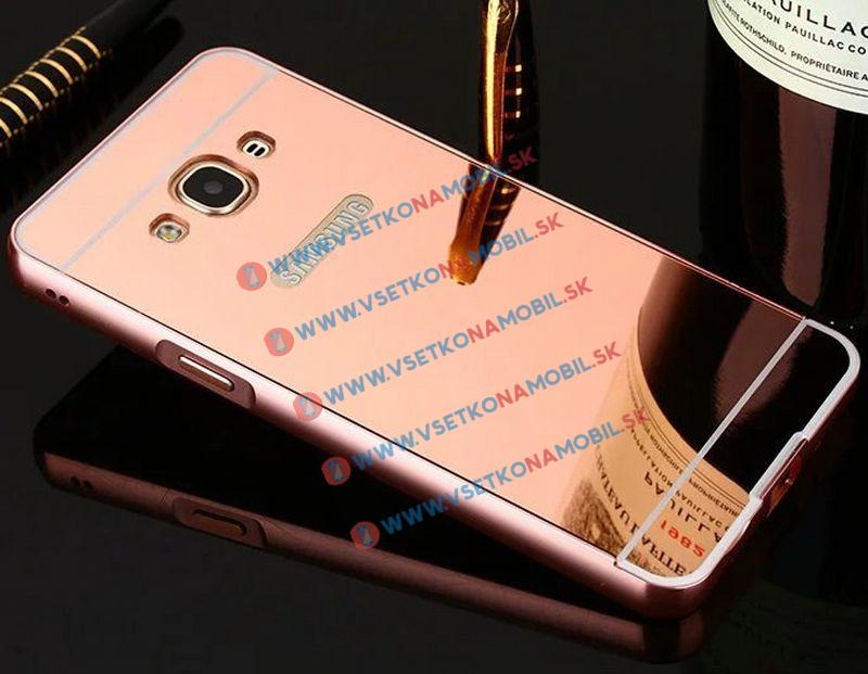 Zaščitni Zrcalni Ovitek Samsung Galaxy J3 2016 Pink (metallic)