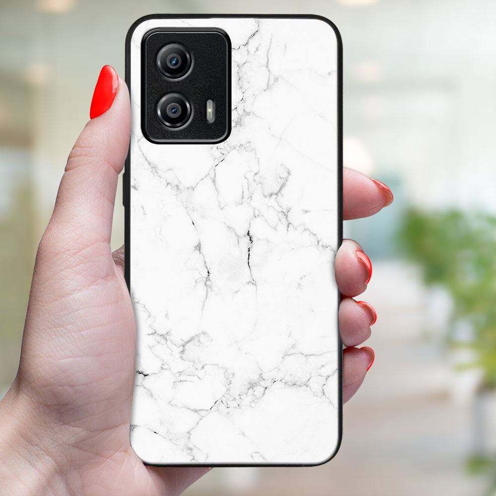 MY ART Zaščitni Pokrov Za Motorola Moto G53 5G WHITE MARBLE (144)