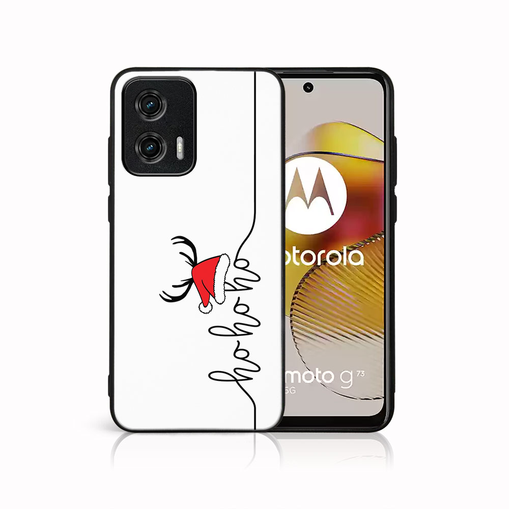 MY ART Ovitek Z Božičnim Dizajnom Motorola Moto G73 5G HOHOHO (073)