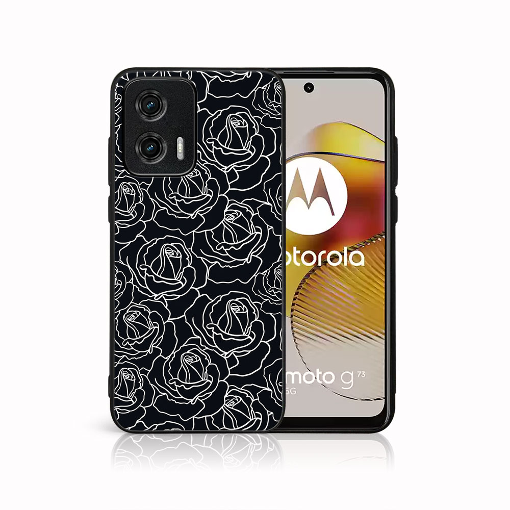 MY ART Zaščitni Pokrov Za Motorola Moto G73 5G ROSES (172)