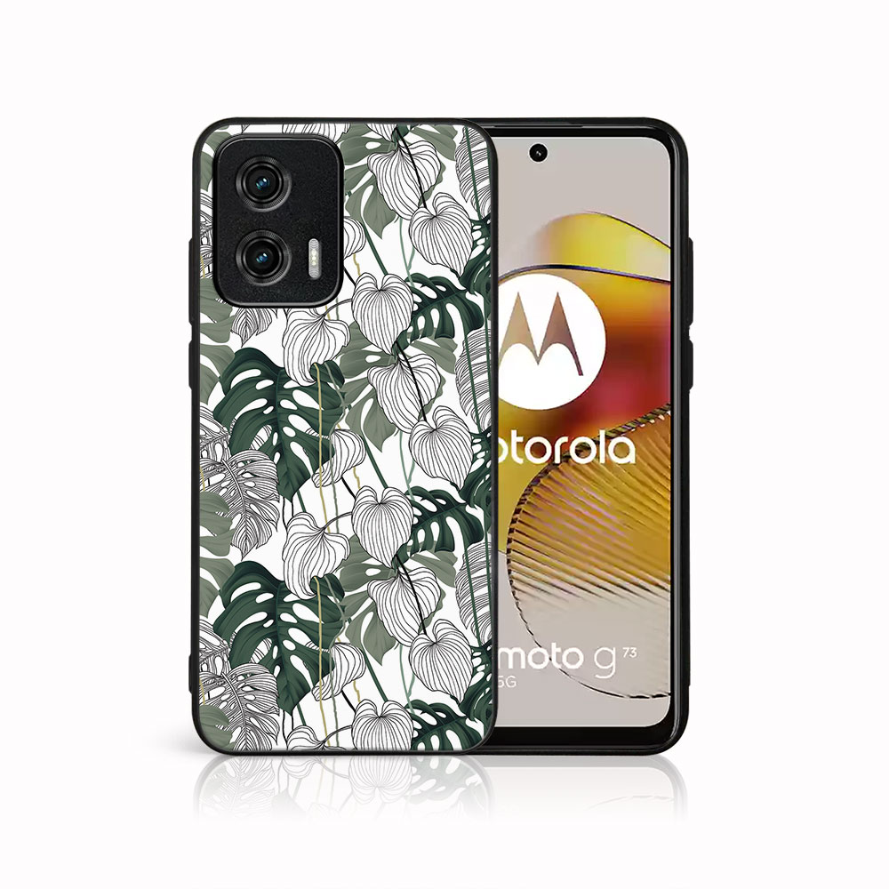 MY ART Zaščitni Pokrov Za Motorola Moto G73 5G LEAF (175)