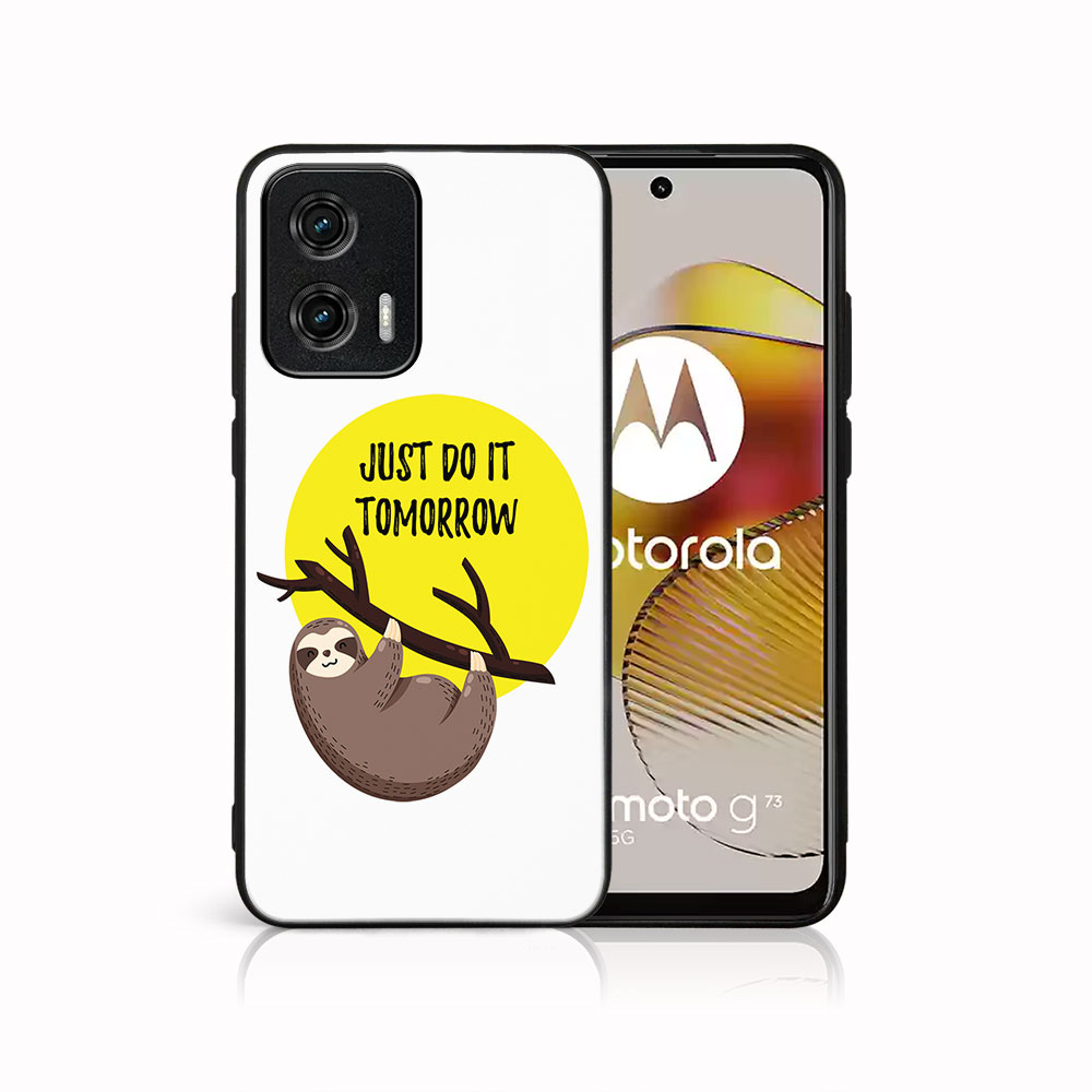 MY ART Zaščitni Pokrov Za Motorola Moto G73 5G SLOTH (188)