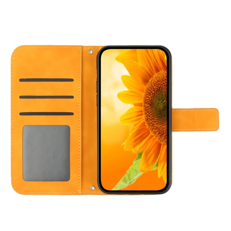 ART SUNFLOWER Etui Za Denarnico Z Vrvico Za Xiaomi Redmi Note 11 / Note 11S Rumena