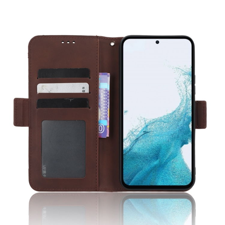 Ovitek SLOT Wallet Za Samsung Galaxy A54 5G Rjav