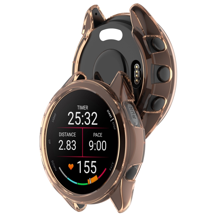 TPU HALF OVITEK Ovitek Za Garmin Forerunner 165 / 165 Music Oranžna