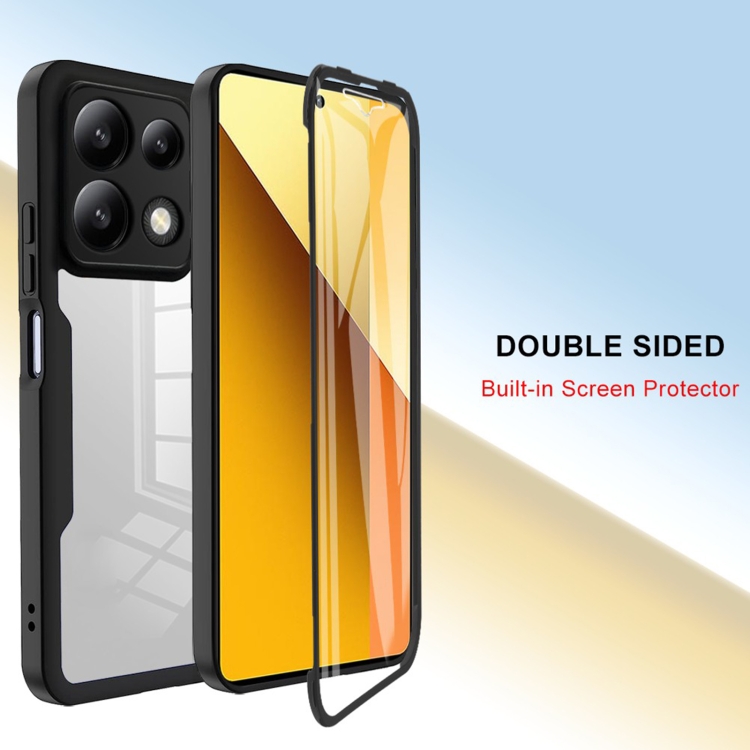 DUAL Obojestranski Ovitek S Folijo Xiaomi Redmi Note 13 5G Roza