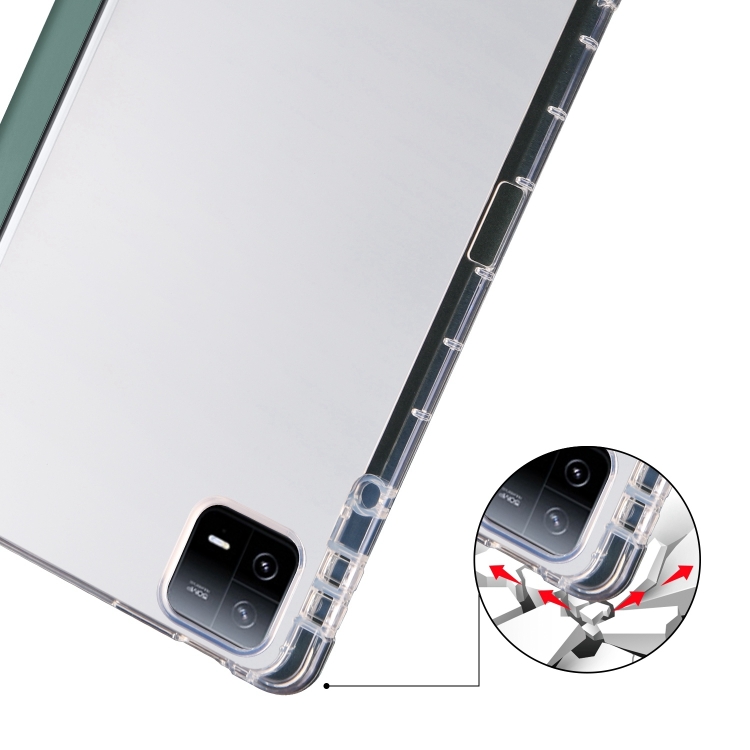 CRYSTAL Preklopna Torbica Apple IPad Air 11 2024 Temno Zelena