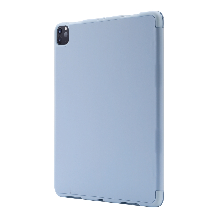 LEATHER Zgibni Pokrov Za Apple IPad Air 13 2024 Svetlo Modra