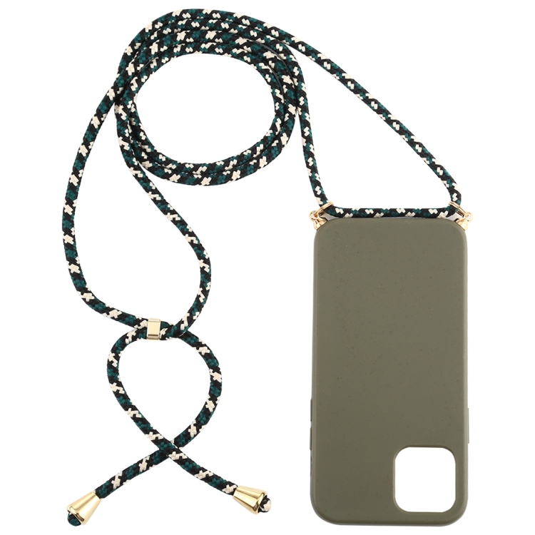 ROPE Ovitek Z Vrvico Apple IPhone 12 / 12 Pro Temno Zelen