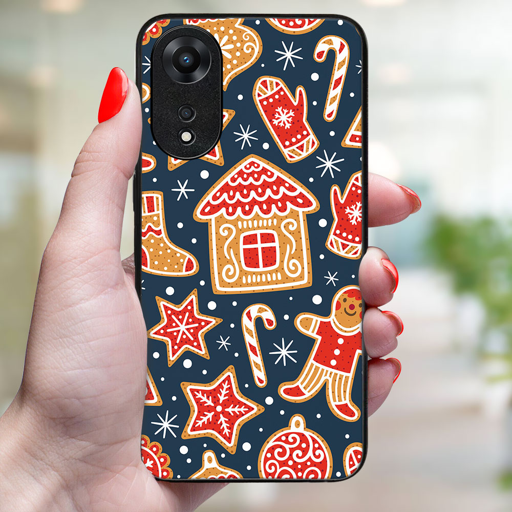 MY ART Ovitek Z Božičnim Dizajnom Oppo A78 CHRISTMAS (069)