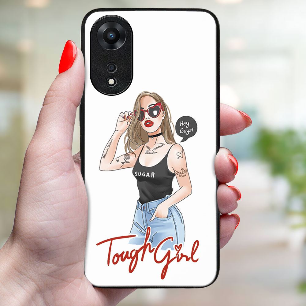 MY ART Zaščitni Ovitek Za Oppo A78 TOUGH GIRL (131)