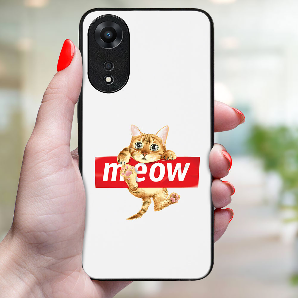 MY ART Zaščitni Pokrov Za Oppo A78 MEOW (183)