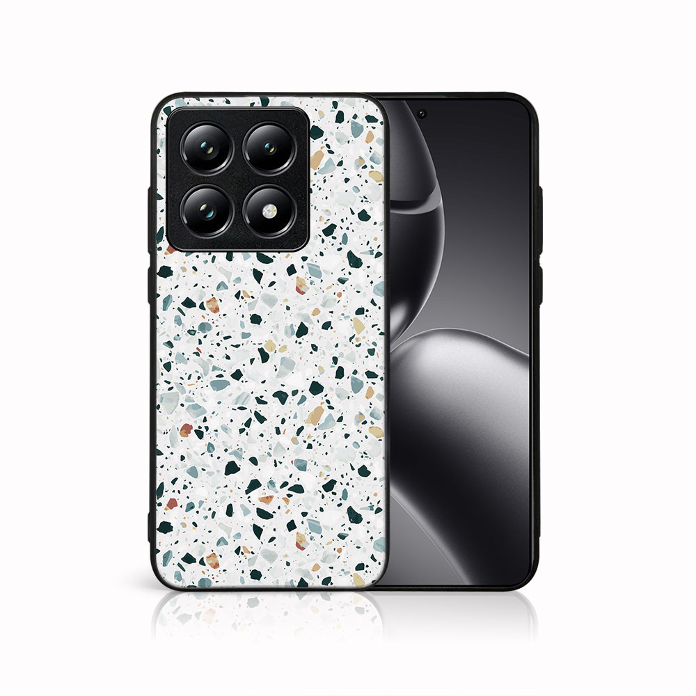 MY ART Zaščitni Pokrov Za Xiaomi 14T GREY TERRAZZO (163)