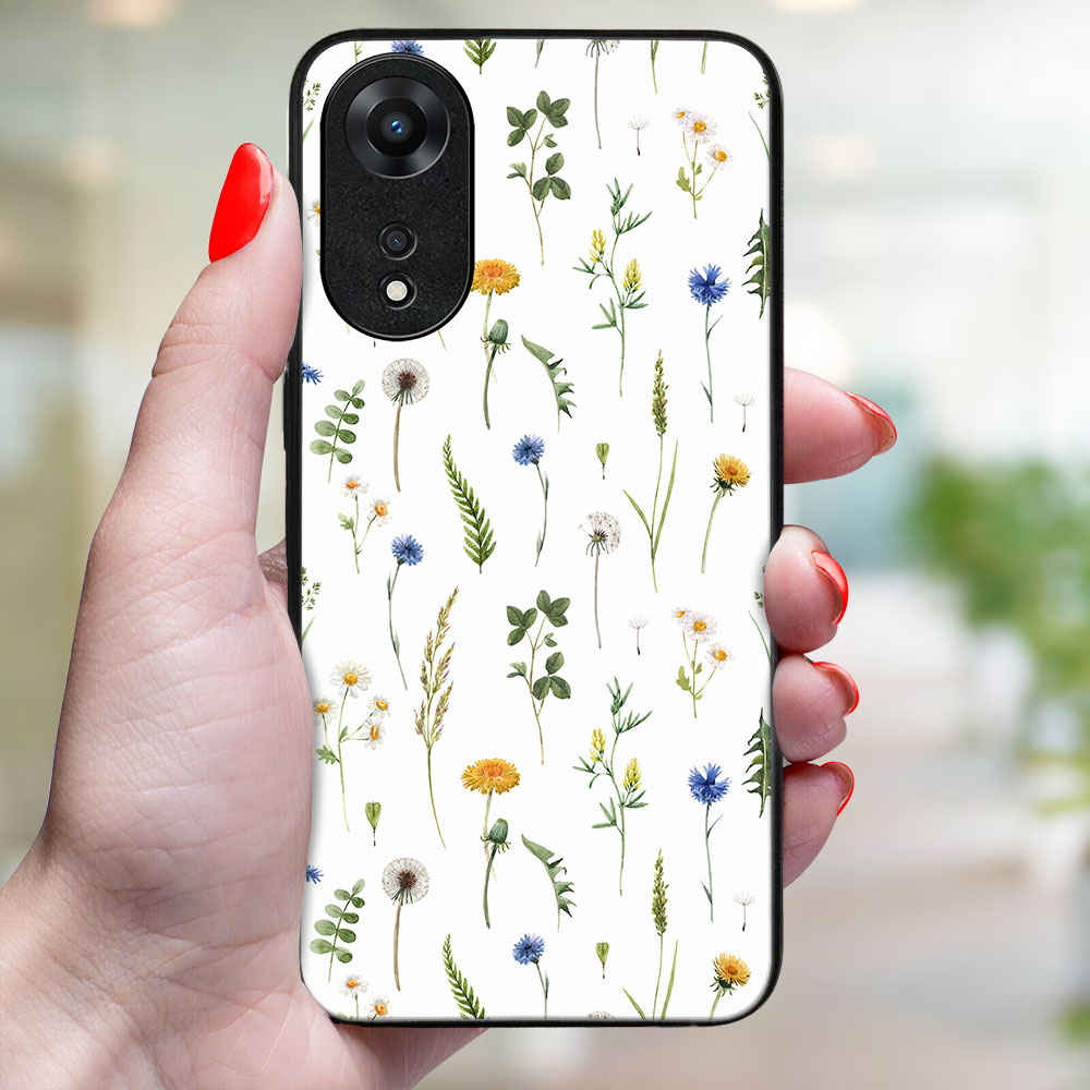 MY ART Zaščitni Pokrov Za Oppo A78 5G WILDFLOWER (153)