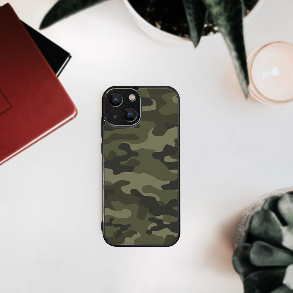 MY ART Zaščitni Ovitek Za Apple IPhone 15 GREEN CAMO (235)