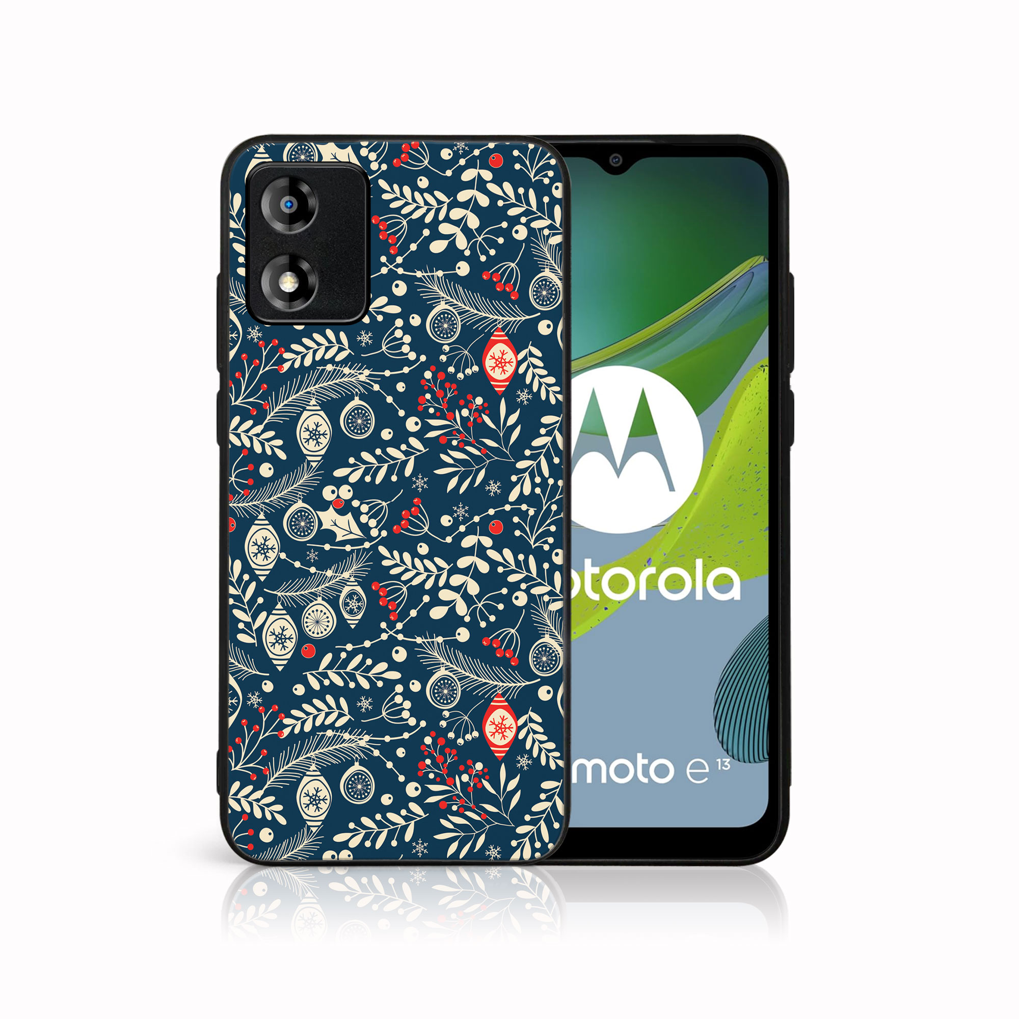 MY ART Ovitek Z Božičnim Dizajnom Motorola Moto E13 OMEL (070)