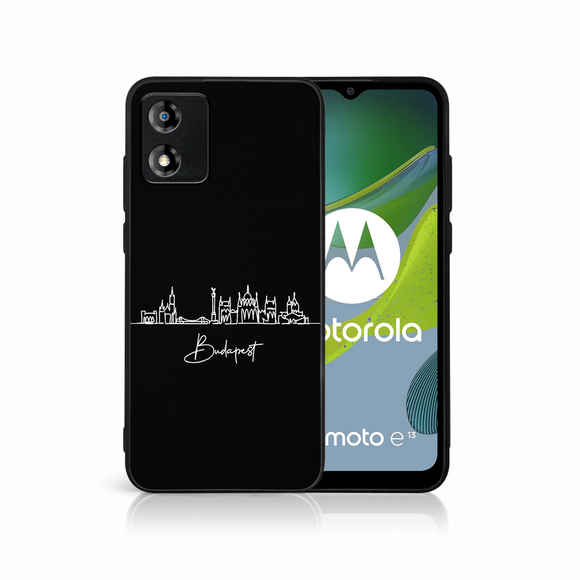 MY ART Zaščitni Pokrov Za Motorola Moto E13 BUDIMPEŠTA (204)