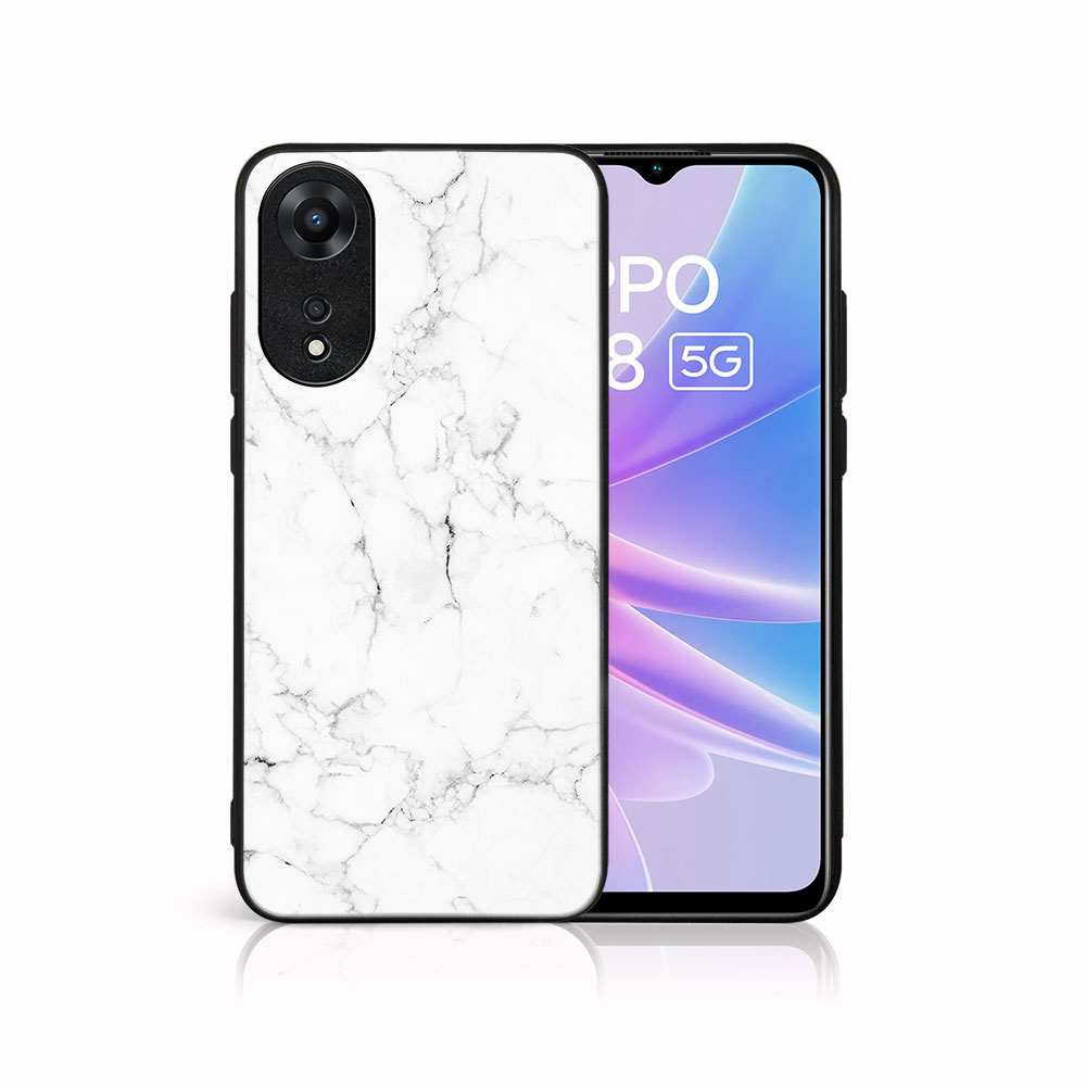 MY ART Zaščitni Pokrov Za Oppo A78 5G WHITE MARBLE (144)