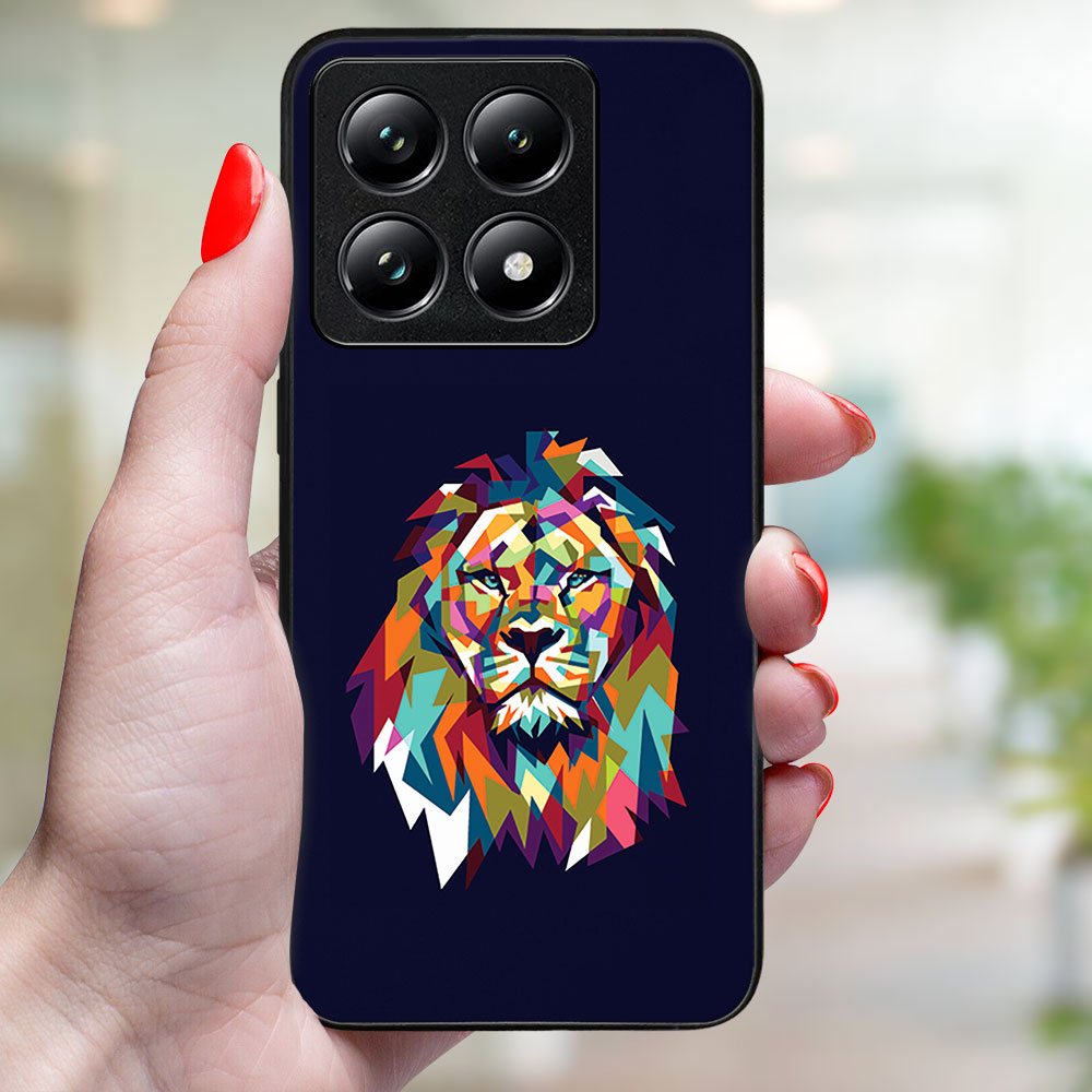 MY ART Zaščitni Pokrov Za Xiaomi 14T Pro LION (246)