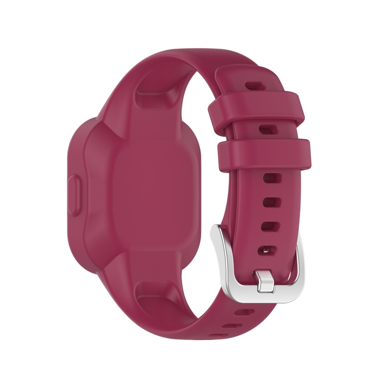 GLACIER Zaščitna Torbica S Paščkom Za Garmin Vivofit Junior3 Bordo