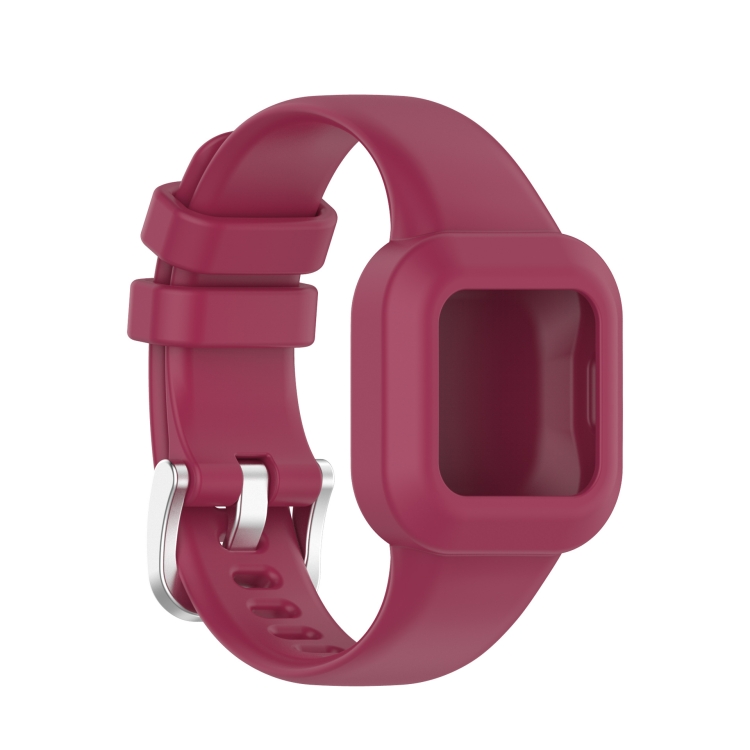 GLACIER Zaščitna Torbica S Paščkom Za Garmin Vivofit Junior3 Bordo