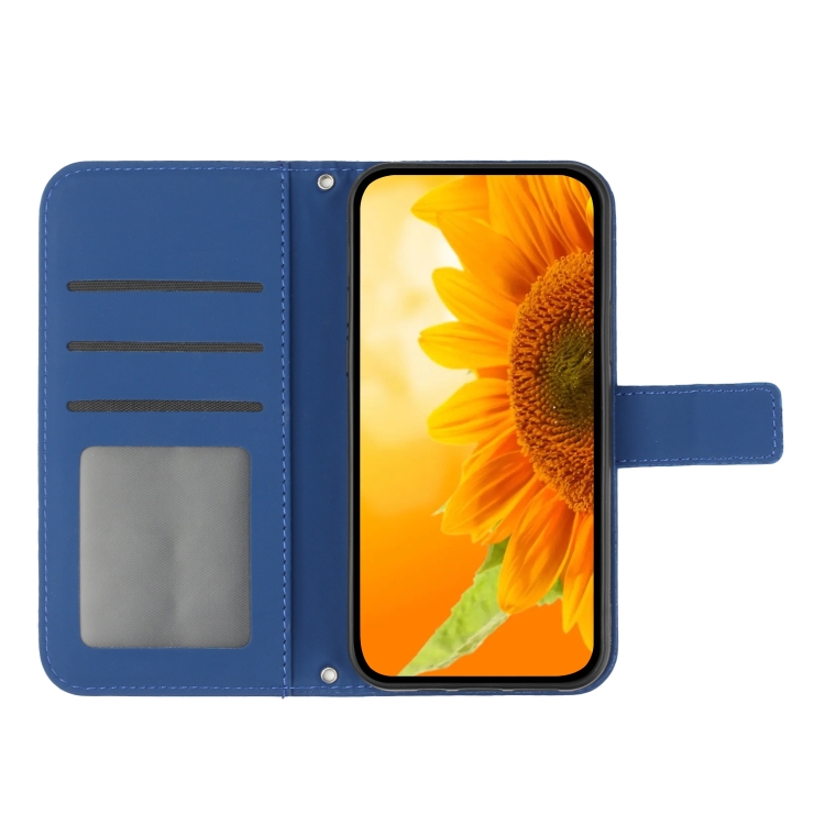 ART SUNFLOWER Etui Za Denarnico Z Vrvico Za Xiaomi Redmi Note 11 / Note 11S Modra