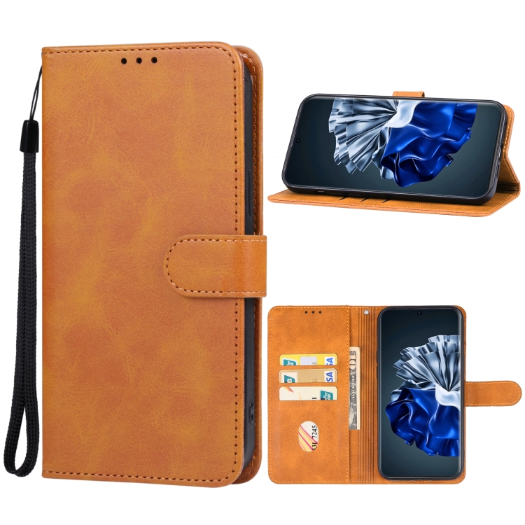 SMOOTH Etui Denarnica Za Huawei Pura 70 Rjava