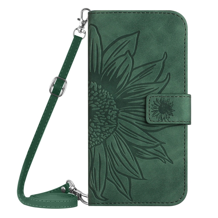 ART SUNFLOWER Etui Denarnica Z Vrvico Za Google Pixel 8a Zelena