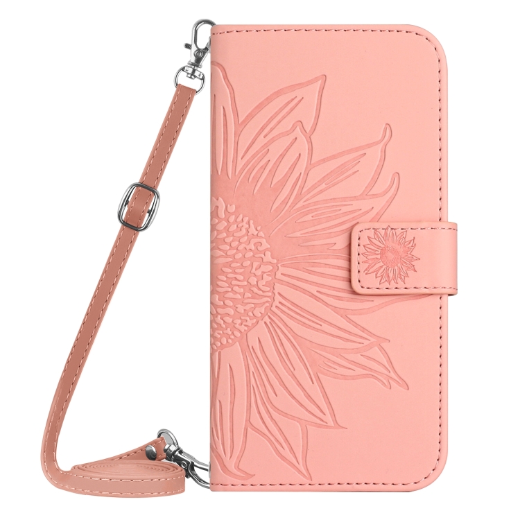 ART SUNFLOWER Etui Denarnica Z Vrvico Za Sony Xperia 1 VI Roza