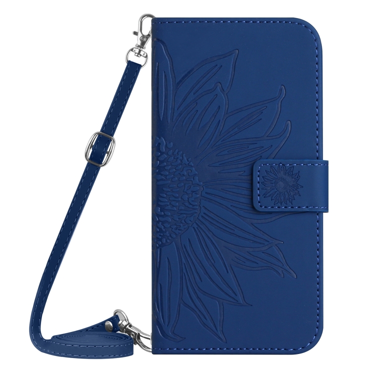 ART SUNFLOWER Etui Denarnica Z Vrvico Za Sony Xperia 1 VI Modra