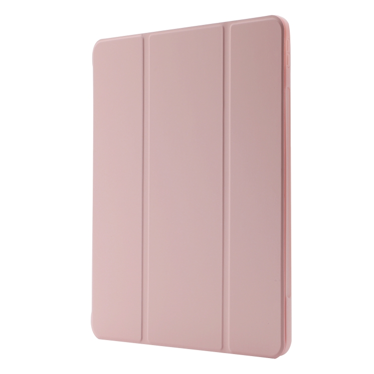 LEATHER Zgibni Pokrov Za Apple IPad Pro 11 2024 Svetlo Roza