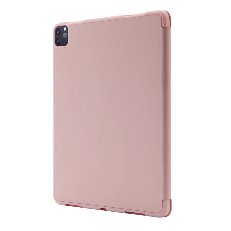 LEATHER Zgibni Pokrov Za Apple IPad Pro 11 2024 Svetlo Roza