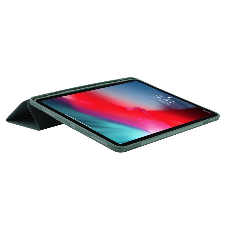 LEATHER Zgibni Pokrov Za Apple IPad Pro 11 2024 Temno Zelen