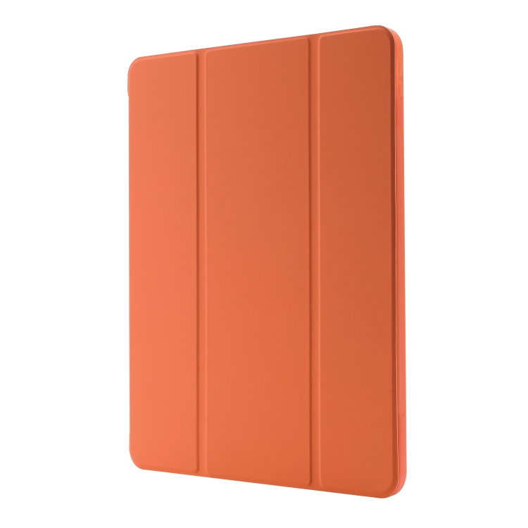 LEATHER Zgibni Pokrov Za Apple IPad Pro 11 2024 Oranžna