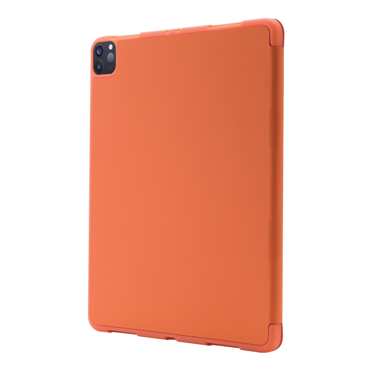 LEATHER Zgibni Pokrov Za Apple IPad Pro 11 2024 Oranžna