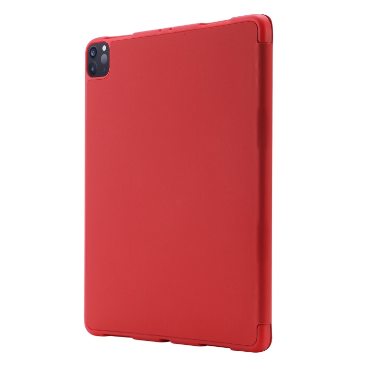 LEATHER Zgibni Pokrov Za Apple IPad Air 11 2024 Rdeč