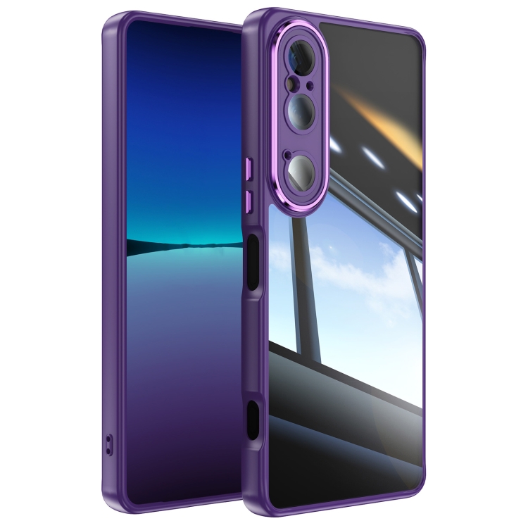 ACRYLO Zaščitni Ovitek Za Sony Xperia 1 VI Vijoličen