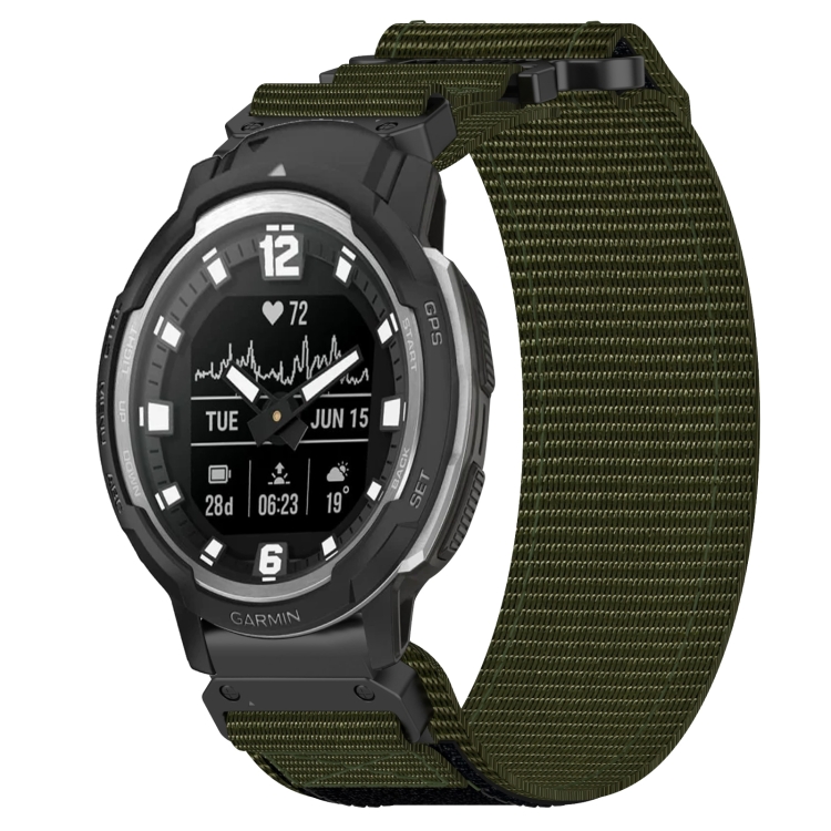 NYLON Pas Za Garmin Instinct Crossover Zelen