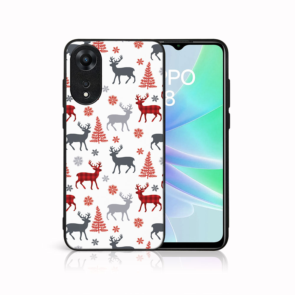 MY ART Ovitek Z Božičnim Dizajnom Oppo A78 DEER (068)