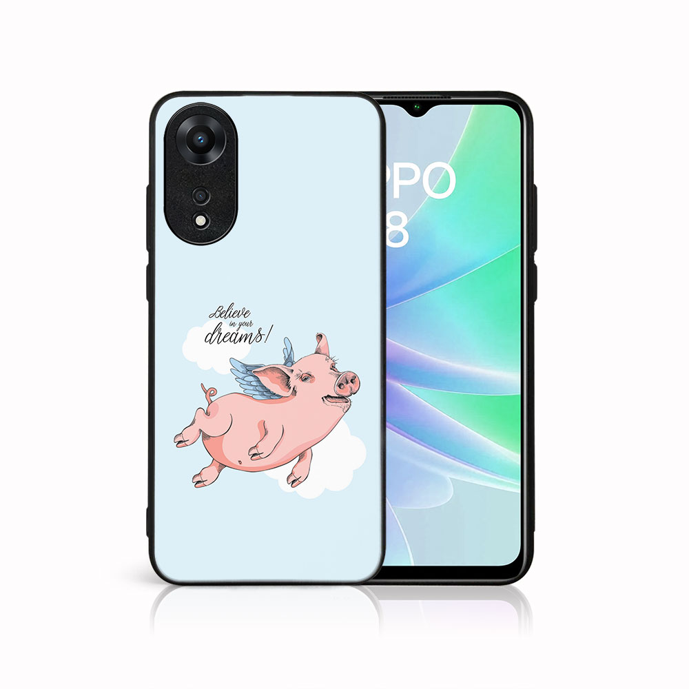 MY ART Zaščitni Pokrov Za Oppo A78 PIG (186)