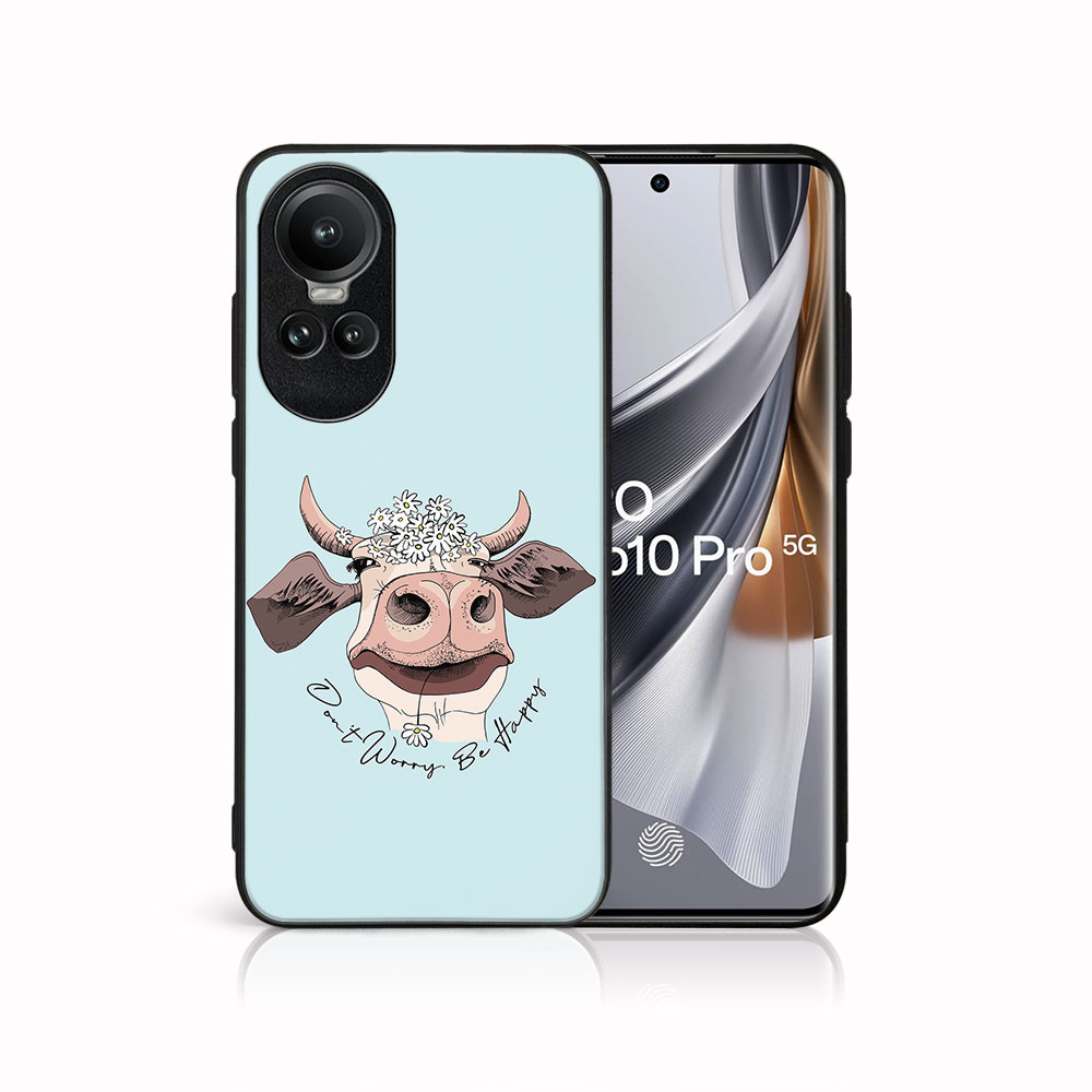 MY ART Zaščitni Pokrov Za Oppo Reno10 5G / Reno10 Pro 5G HAPPY COW (181)