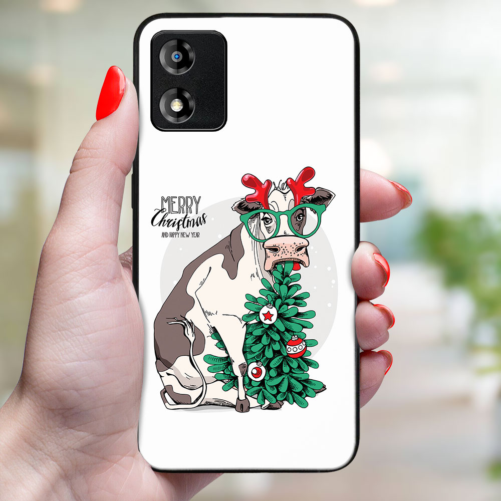 MY ART Ovitek Z Božičnim Dizajnom Motorola Moto E13 VESELO CHRISTMAS (074)