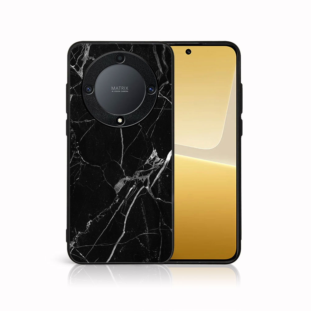 MY ART Zaščitni Pokrov Za Honor Magic5 Lite BLACK MARBLE (142)