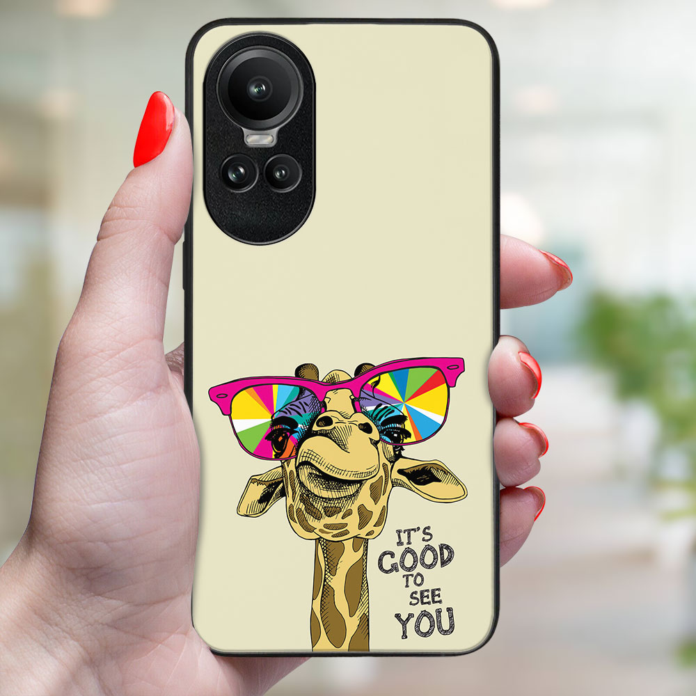 MY ART Zaščitni Pokrov Za Oppo Reno10 5G / Reno10 Pro 5G GIRAFFE (180)