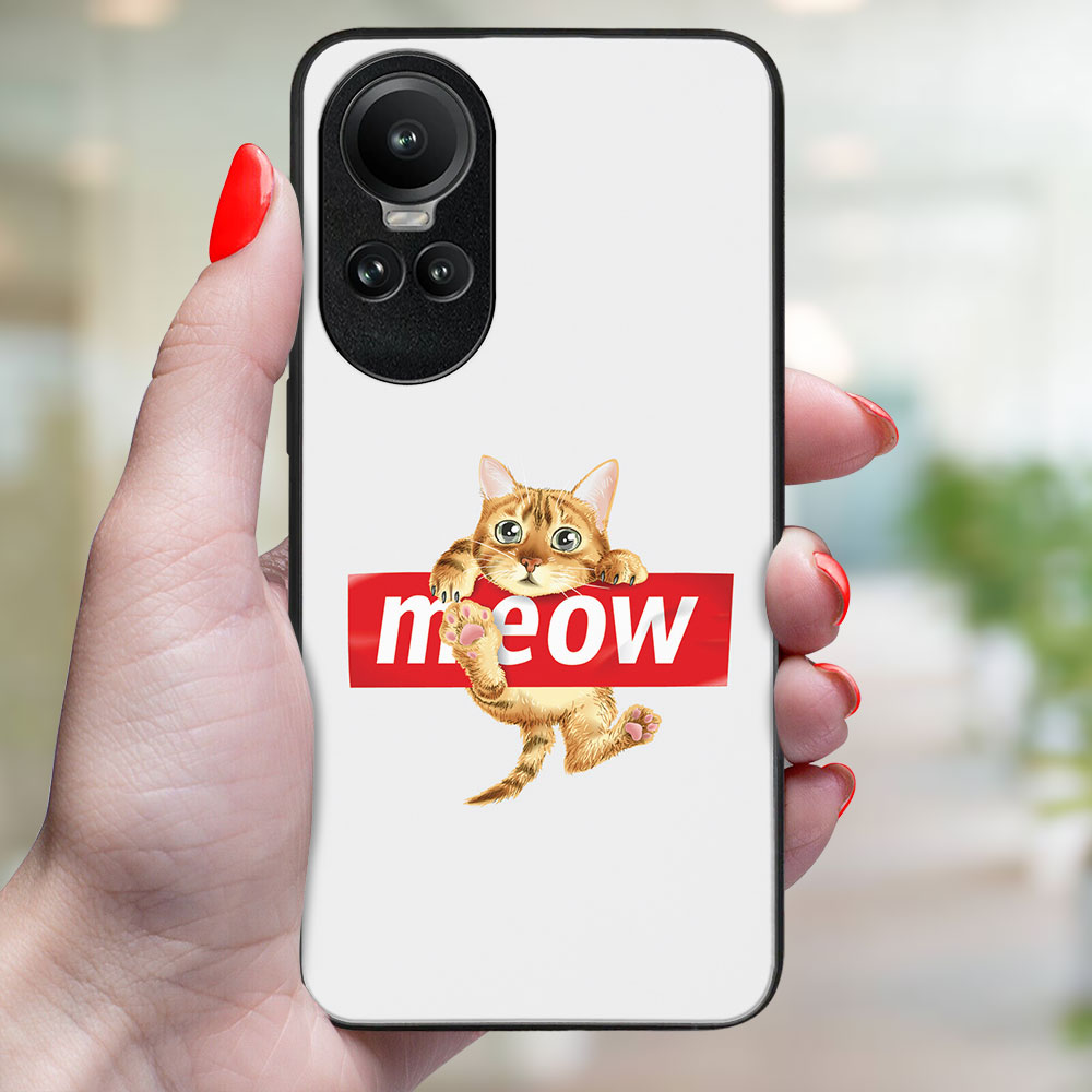 MY ART Zaščitni Pokrov Za Oppo Reno10 5G / Reno10 Pro 5G MEOW (183)