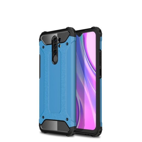 TOUGH Zaščitni Ovitek Xiaomi Redmi 9 Svetlo Moder