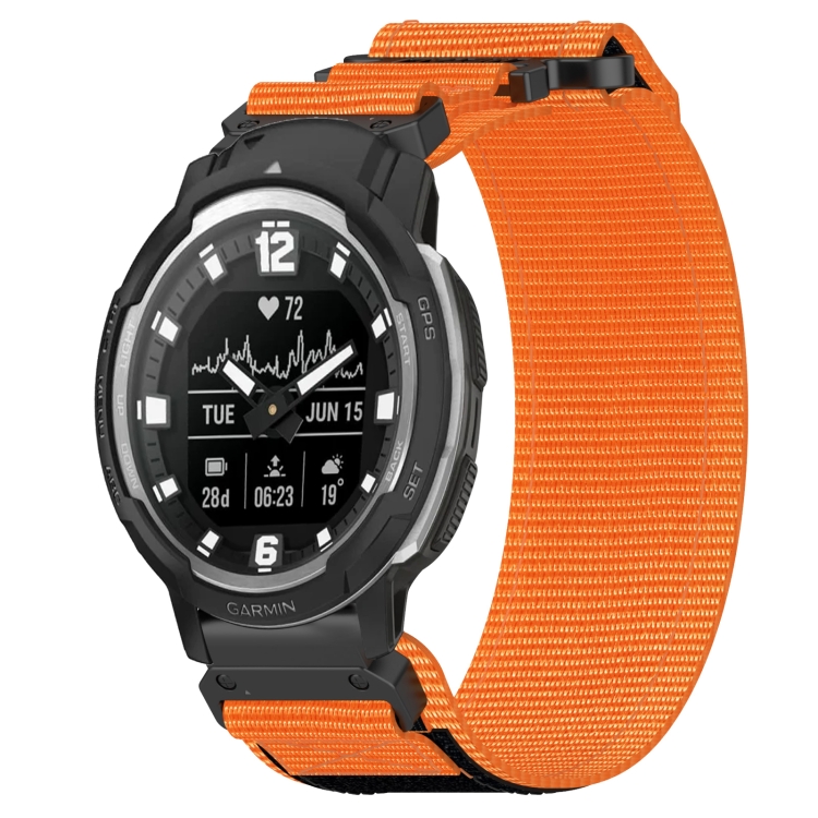 NYLON Pas Za Garmin Instinct Crossover Oranžen