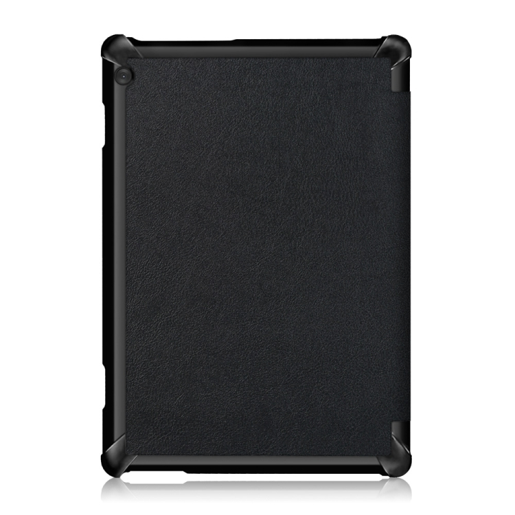 LEATHER Preklopni Ovitek Lenovo Tab M10 (X605F / X505L / X505F / ZA4G0019CZ / ZA480034CZ) črn